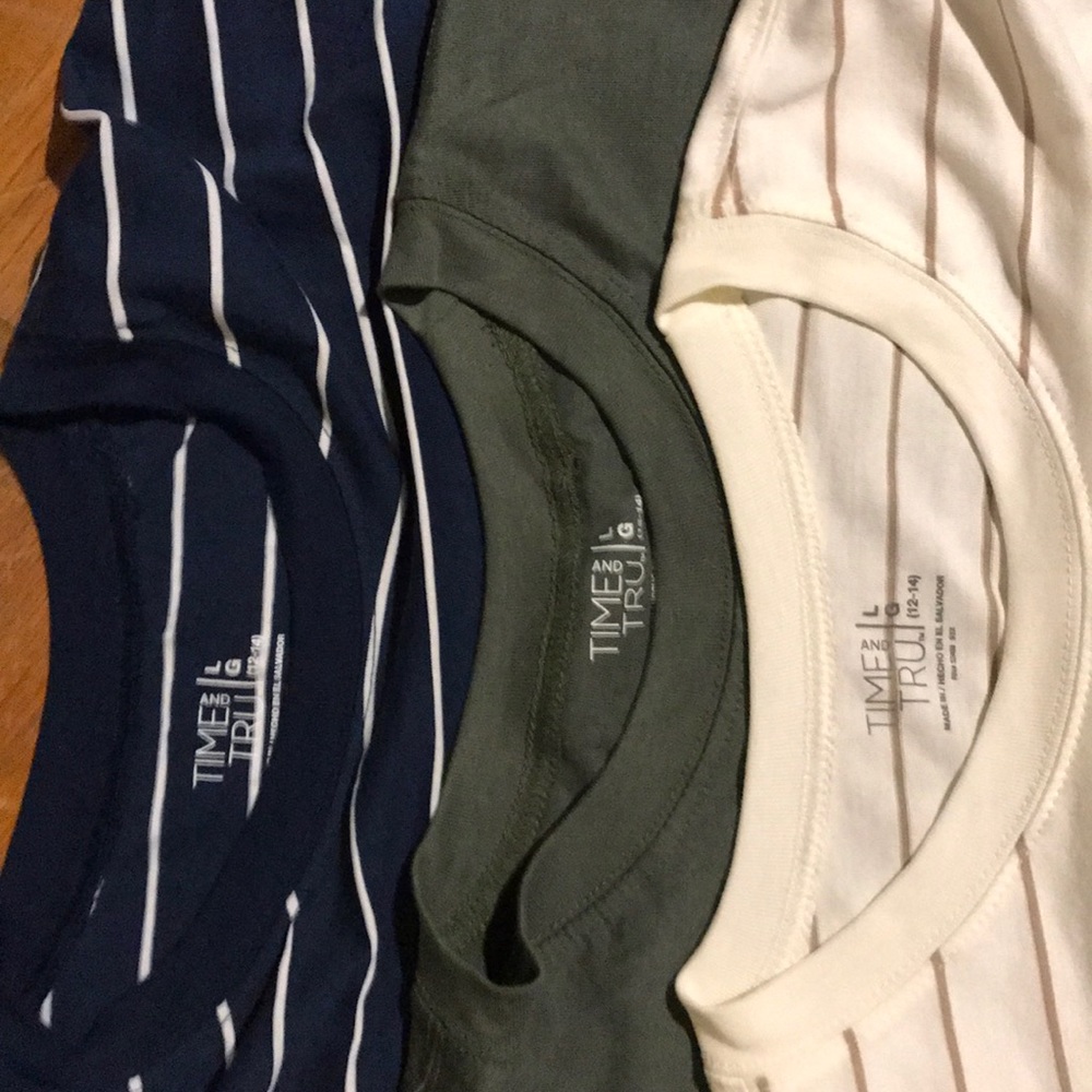 Time and Tru Pima cotton boyfriend T-Shirt